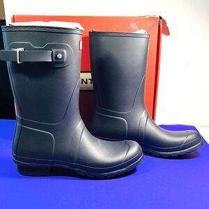 Hunter Women's Navy-blue Waterproof Short Boots SZ 11 NEW